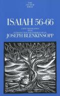 Isaiah 56-66 di Joseph Blenkinsopp edito da Yale University Press