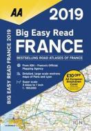 Aa Big Easy Read Atlas France 2019 di AA Publishing edito da Aa Publishing