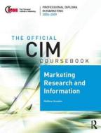 Marketing Research And Information di Matthew Housden edito da Taylor & Francis Ltd