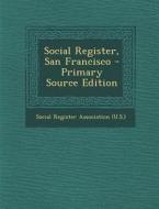 Social Register, San Francisco edito da Nabu Press