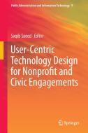 User-Centric Technology Design for Nonprofit and Civic Engagements edito da Springer International Publishing