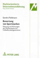 Bewertung von Sportmarken di Sandra Feldmann edito da Lang, Peter GmbH