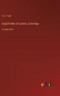 English Men of Letters; Coleridge di H. D. Traill edito da Outlook Verlag
