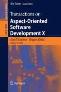 Transactions on Aspect-Oriented Software Development X edito da Springer Berlin Heidelberg