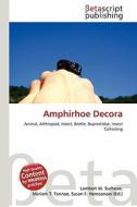 Amphirhoe Decora edito da Betascript Publishing