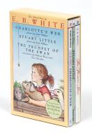 E. B. White Box Set: Charlotte's Web, Stuart Little, the Trumpet of the Swan di E. B. White edito da HARPERCOLLINS