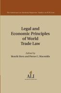 Legal and Economic Principles of World Trade             Law edito da Cambridge University Press