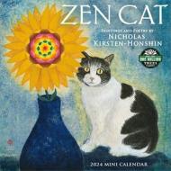 ZEN Cat 2024 Mini Calendar di Nicholas Kirsten-Honshin edito da Amber Lotus