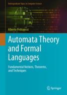 Automata Theory and Formal Languages di Alberto Pettorossi edito da Springer International Publishing