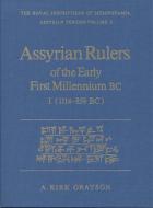 Assyrian Rulers of the Early First Millennium BC II (1114-859 BC) di A.Kirk Grayson edito da University of Toronto Press