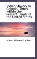 Indian Slavery In Colonial Times Within The Present Limits Of The United States di Almon Wheeler Lauber edito da Bibliolife