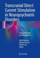 Transcranial Direct Current Stimulation in Neuropsychiatric Disorders edito da Springer-Verlag GmbH