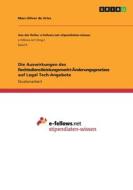 Die Auswirkungen des Rechtsdienstleistungsmarkt-Änderungsgesetzes auf Legal Tech-Angebote di Marc-Oliver de Vries edito da GRIN Verlag