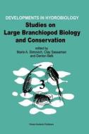 Studies on Large Branchiopod Biology and Conservation di International Large Branchiopod Symposiu edito da Springer Netherlands