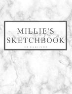 Millie's Sketchbook: Personalized Marble Sketchbook with Name: 120 Pages di Pencils And Pens edito da INDEPENDENTLY PUBLISHED