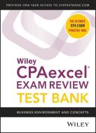 Wiley Cpaexcel Exam Review 2020 Test Bank: Business Environment and Concepts (1-Year Access) di Wiley edito da WILEY