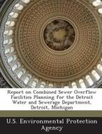 Report On Combined Sewer Overflow Facilities Planning For The Detroit Water And Sewerage Department, Detroit, Michigan edito da Bibliogov