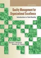 Quality Management for Organizational Excellence: Introduction to Total Quality di David L. Goetsch, Stanley B. Davis edito da PRENTICE HALL
