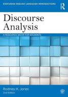 Discourse Analysis di Rodney Jones edito da Taylor & Francis Ltd.