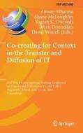 Co-creating for Context in the Transfer and Diffusion of IT edito da Springer International Publishing
