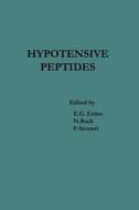 Hypotensive Peptides edito da Springer Berlin Heidelberg