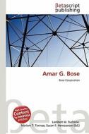 Amar G. Bose edito da Betascript Publishing