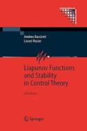 Liapunov Functions and Stability in Control Theory di Andrea Bacciotti, Lionel Rosier edito da Springer Berlin Heidelberg
