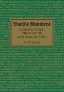 Bach's Numbers di Ruth Tatlow edito da Cambridge University Press