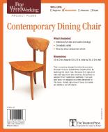 Fine Woodworking's Contemporary Dining Chair Plan di Michael Fortune edito da Taunton Press