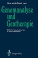 Genomanalyse und Gentherapie edito da Springer Berlin Heidelberg