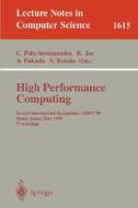High Performance Computing di A. Fukuda edito da Springer Berlin Heidelberg