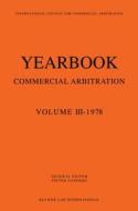 Yearbook Commercial Arbitration di Pieter Sanders edito da Springer