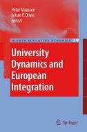 University Dynamics and European Integration edito da SPRINGER NATURE