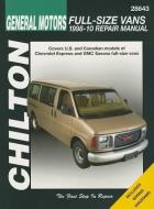 GM: Full-size Vans, 1998-10 di Mike Stubblefield edito da Haynes