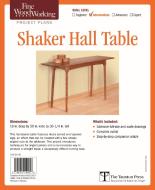 Fine Woodworking's Shaker Hall Table Plan di Chris Becksvoort edito da Taunton Press