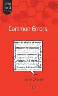 Little Red Book Of Common Errors di Terry O'Brien edito da BLAFT PUBN