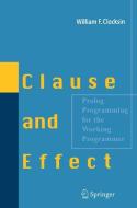 Clause and Effect di William F. Clocksin edito da Springer Berlin Heidelberg