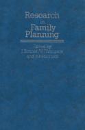 Research in Family Planning edito da Springer Netherlands