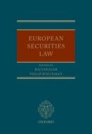 European Securities Law di Raj Panasar, Philip Boeckman edito da Oxford University Press