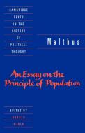 Malthus di Thomas R. Malthus, Thomas Robert Malthus edito da Cambridge University Press