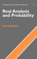 Real Analysis and Probability di R. M. Dudley, Dudley R. M. edito da Cambridge University Press