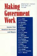 Making Government Work edito da Rowman & Littlefield