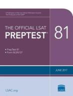 The Official LSAT Preptest 81: June 2017 LSAT di Law School Council edito da LAW SCHOOL ADMISSION COUNCIL