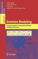 Emotion Modeling edito da Springer International Publishing