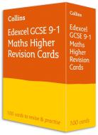 Collins GCSE 9-1 Revision - New Edexcel GCSE 9-1 Maths Higher Revision Flashcards di Collins Gcse edito da COLLINS