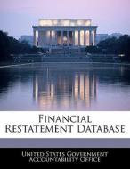 Financial Restatement Database edito da Bibliogov