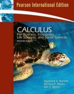 Calculus For Business, Economics, Life Sciences And Social Sciences di Raymond A. Barnett, Michael R. Ziegler, Karl E. Byleen edito da Pearson Education (us)