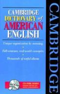 Cambridge Dictionary Of American English Book And Cd-rom edito da Cambridge University Press
