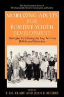 Mobilizing Adults for Positive Youth Development edito da Springer US