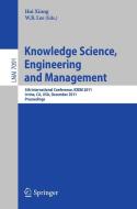 Knowledge Science, Engineering and Management edito da Springer-Verlag GmbH